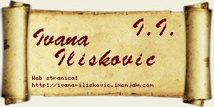 Ivana Ilišković vizit kartica